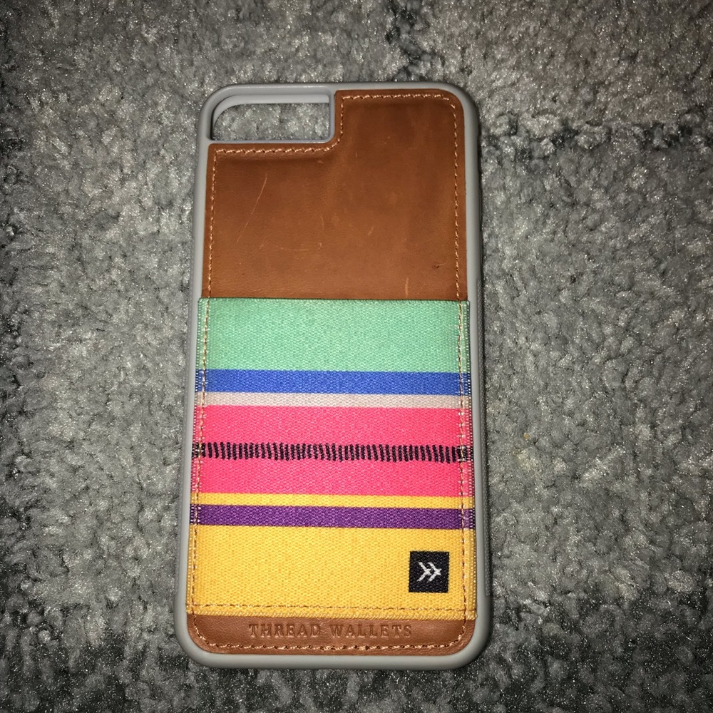 Thread wallet phone case